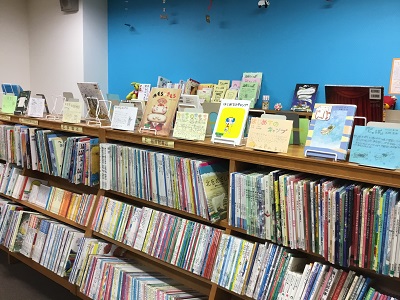 天台小学校POP展示のPOP写真